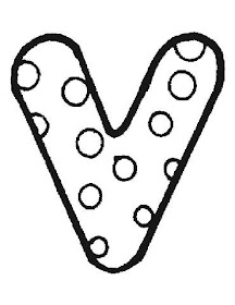 Tattoo Gak Dadi Bubble Letter V Coloring Pages