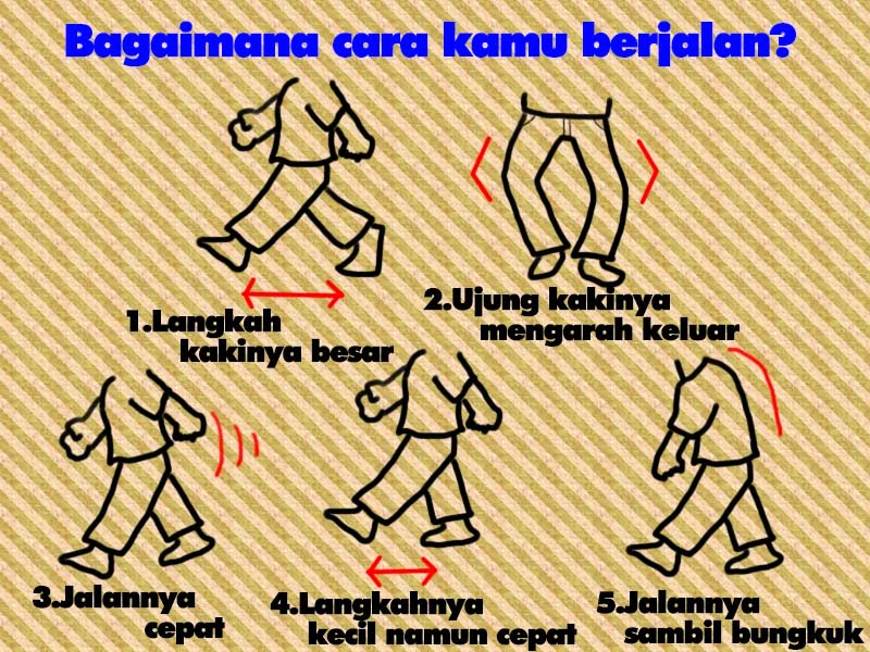 Melihat Kepribadian Seseorang Dari Caranya Berjalan