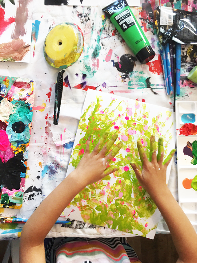 creating with a kid: exploring color