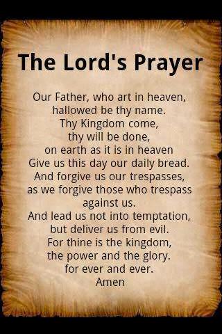 Doa bapa kami katolik bahasa inggris