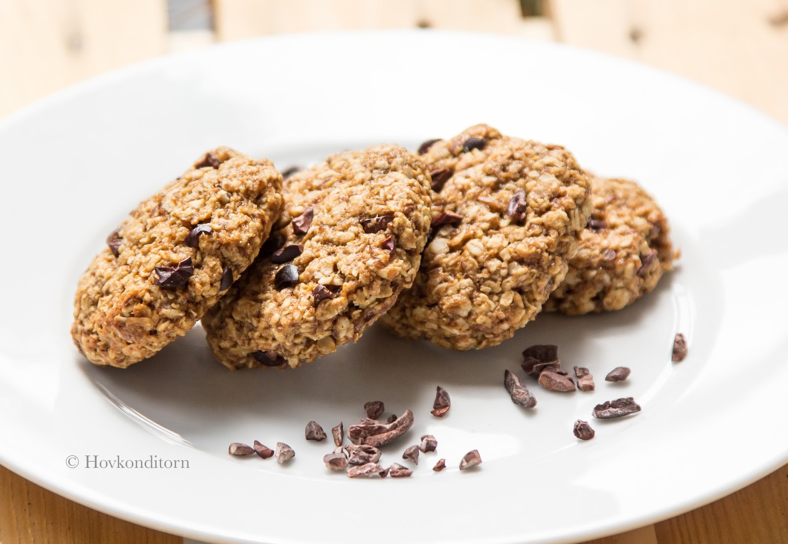 Cacao Nibs Oatmeal Cookies