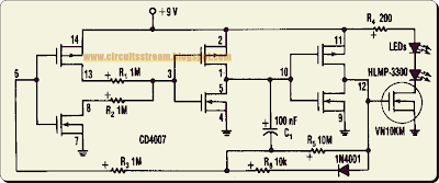 Build a 3 Channels LED Flasher Circuit Diagram | Electronic Circuit