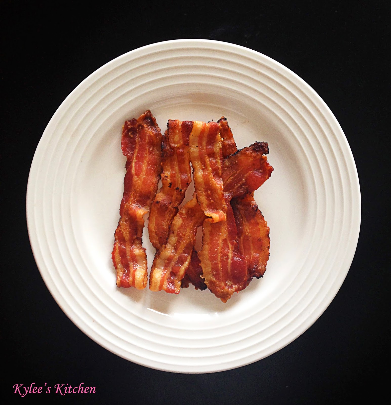 Kylee's Kitchen Crispy OvenFried Bacon