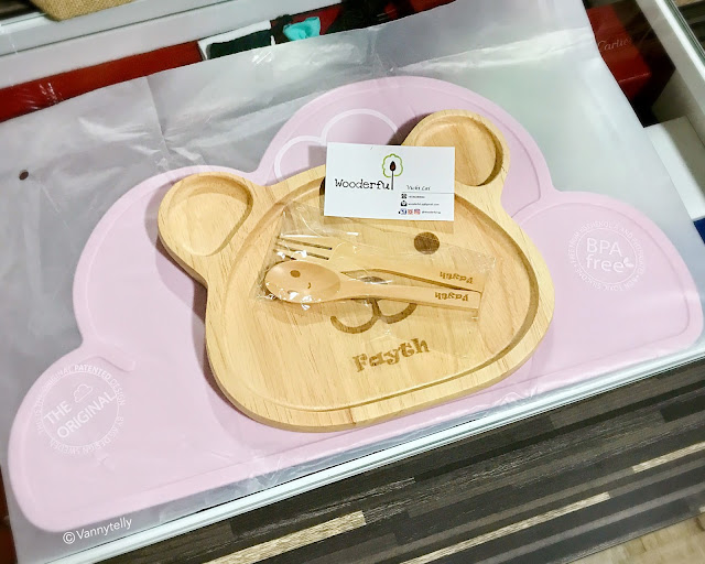 _Baby Product Review_Cute Customised Wooden Plate & Cutlery Set By Wooderful.Sg_Vannytelly