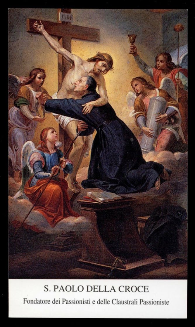 St Paul of the Cross Prayer to St Paul of the Cross