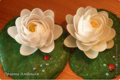 Cantik Cara  Membuat  Bunga  Teratai  Putih dari  Sendok  