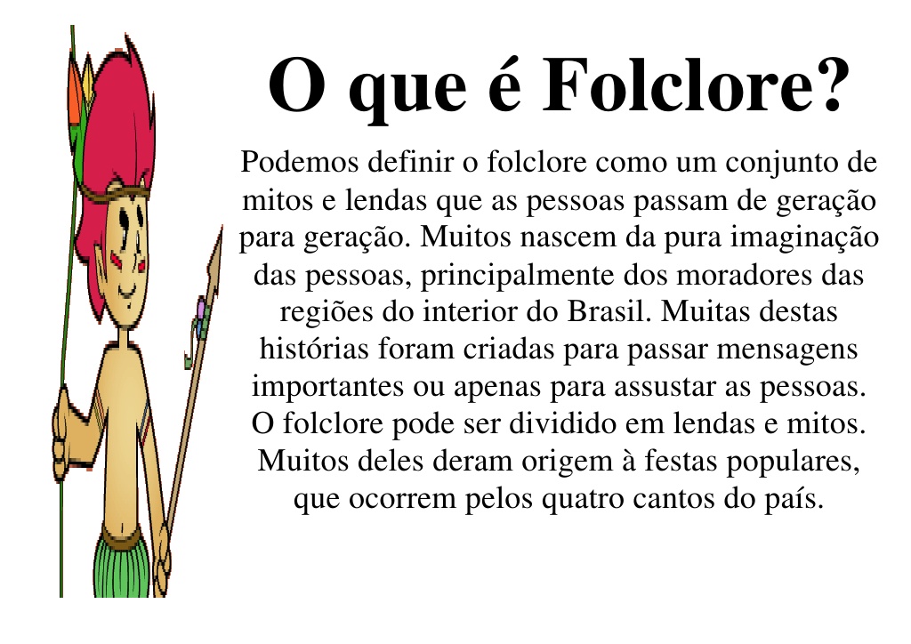 o que é o que é sobre folclore brasileiro Ideias escolares: ideias para ...