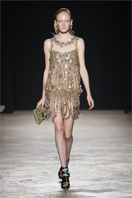 Maurizio Pecoraro - Spring Summer 2013 Fashion Show - sequin dress