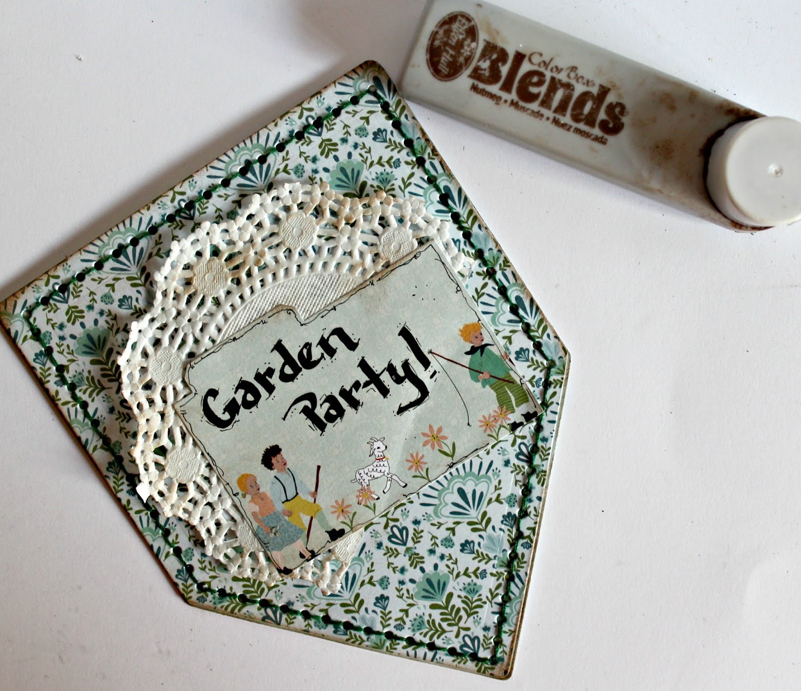 Pam Bray Designs A Girl with Flair Garden Party Invitation with