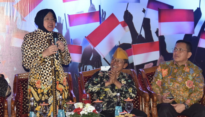 Bersama Veteran, Danlanatamal V Tasyakuran 73 Tahun Kemerdekaan RI