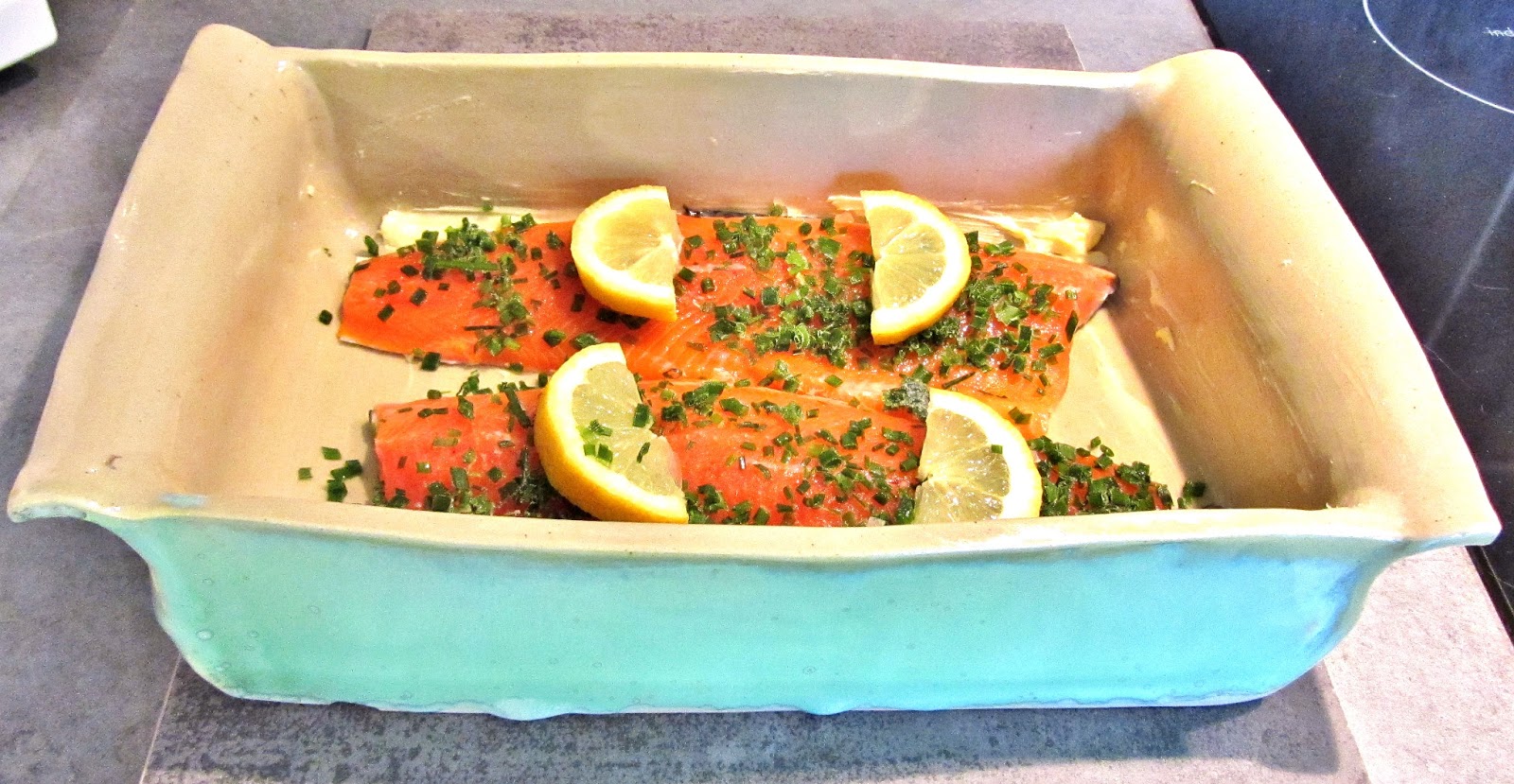 les recettes de Babeth filet de truite au four