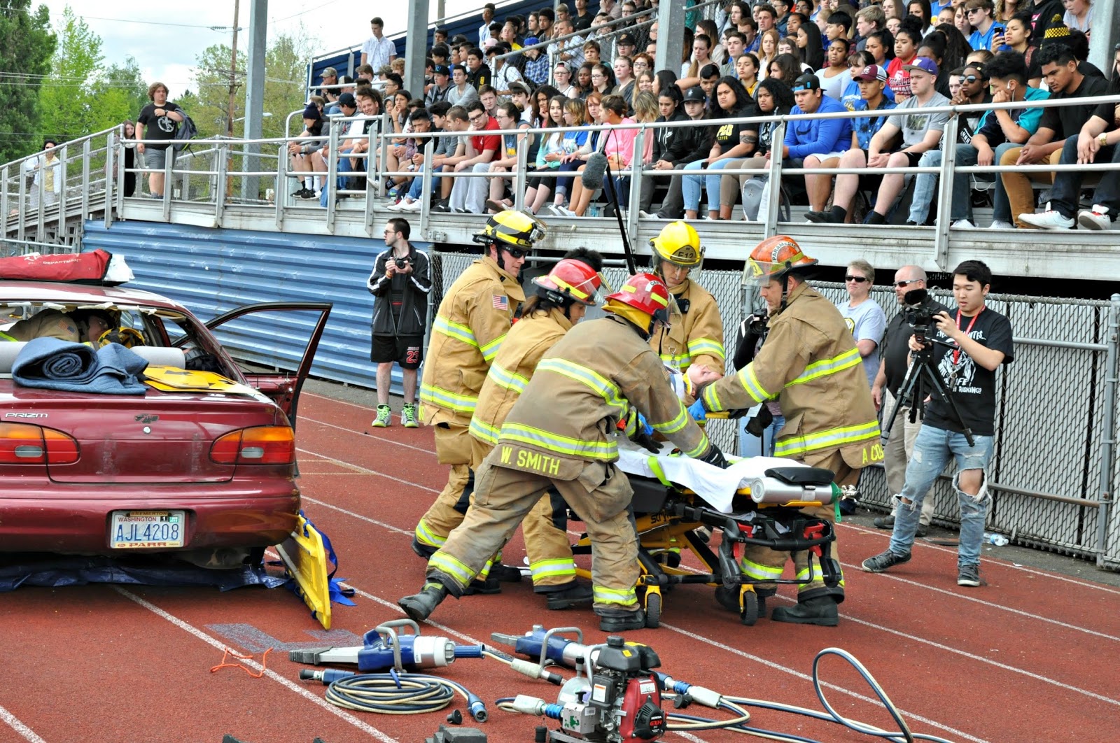 Fire Department Mock DUI simulation brings safety message to