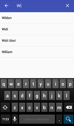 Screenshot_SearchView dengan ListView example2 Screenshot_SearchView dengan ListView example2