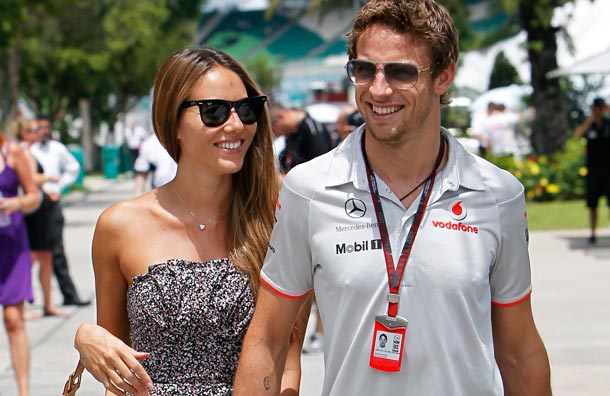 Jenson Button | With Girlfriend Photos 2012 | All About Sports