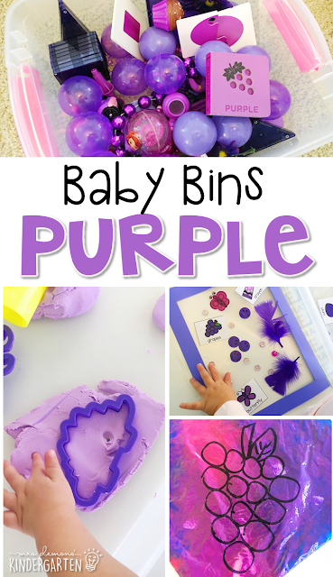 Tons of color themed activities and ideas. Weekly plan includes themed book, sensory bin, art activities, and more! These Baby Bin plans are perfect for learning with little ones between 12-24 months old.