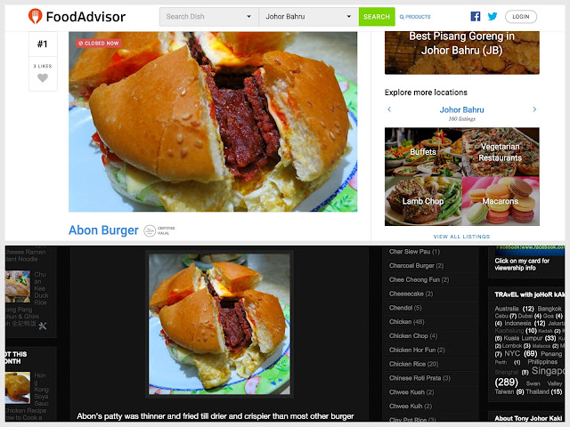 www.foodadvisor.my Infringe Intellectual Property Right of Johor Kaki FoodAdvisor