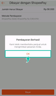 Cara menggunakan Shopeepay sebagai pembayaran