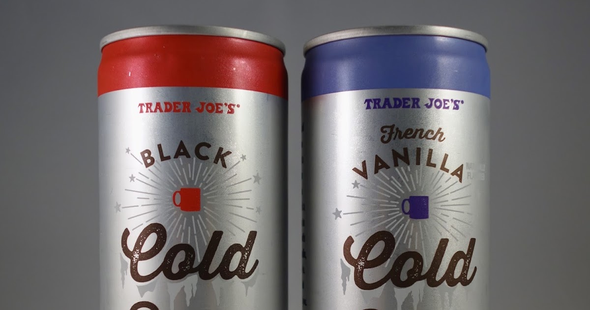 Trader Joe's Black Cold Brew Coffee & French Vanilla Cold Brew Coffee
