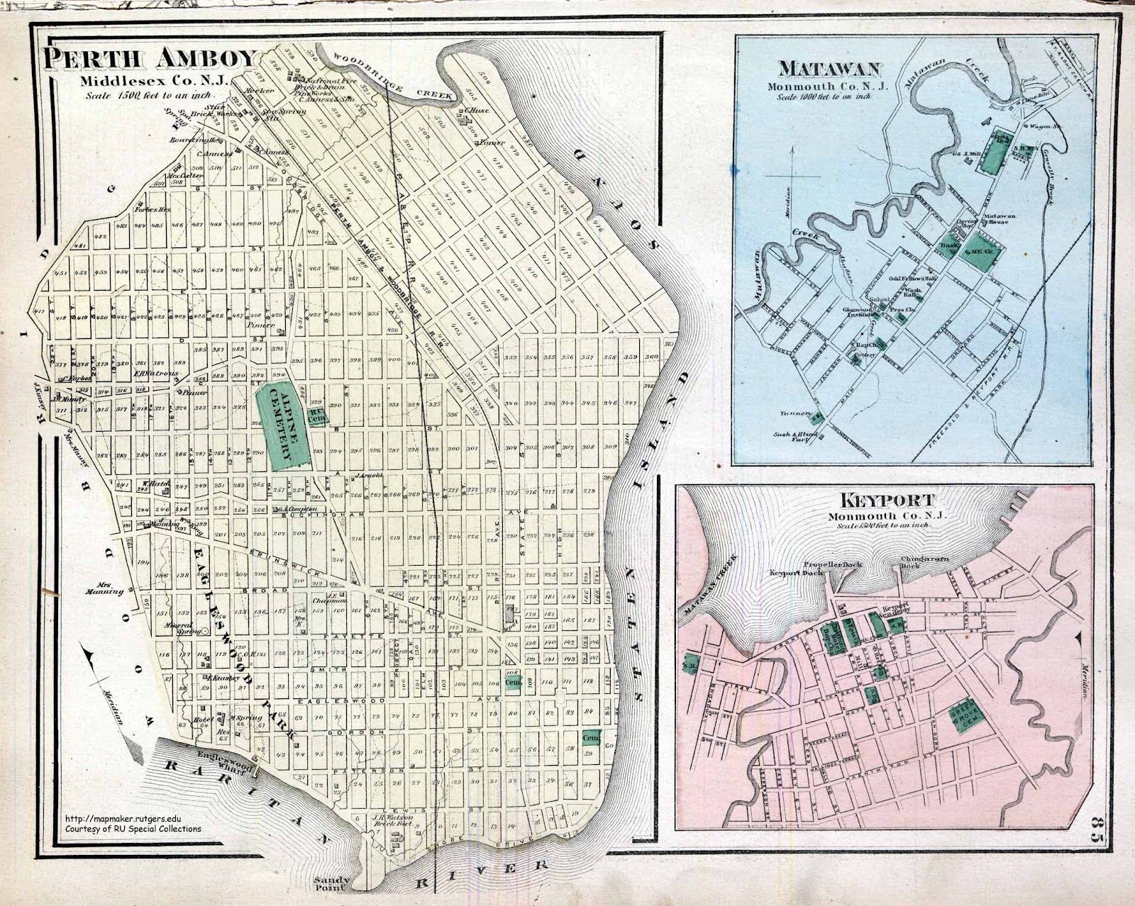 Historic Perth Amboy Virtual Museum Maps