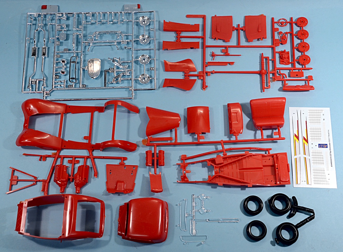 zz top eliminator car model kit