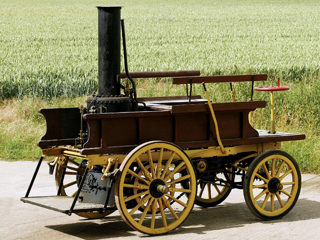 Первый в мире паровой двигатель. Первый паромобиль в мире. Паровой автомобиль 1854. Паровые автомобили 19 века. Salvesen Steam car '1896.