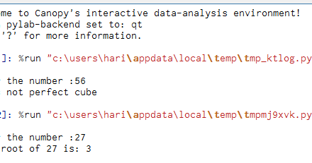 Python program to find cube root of perfect cube numbers