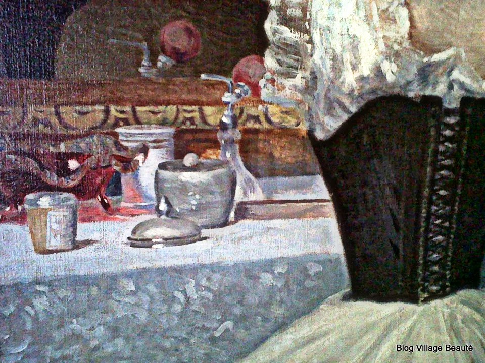 Detalhe da obra La Toilette, de Eduardo Schiaffino - Museo Superior de Bellas Artes Palacio Ferreyra Detalhe da obra La Toilette, de Eduardo Schiaffino - Museo Superior de Bellas Artes Palacio Ferreyra