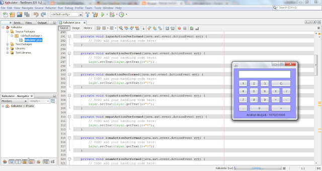 Membuat Kalkulator Menggunakan Java GUI