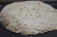 Dough for seeded focaccia