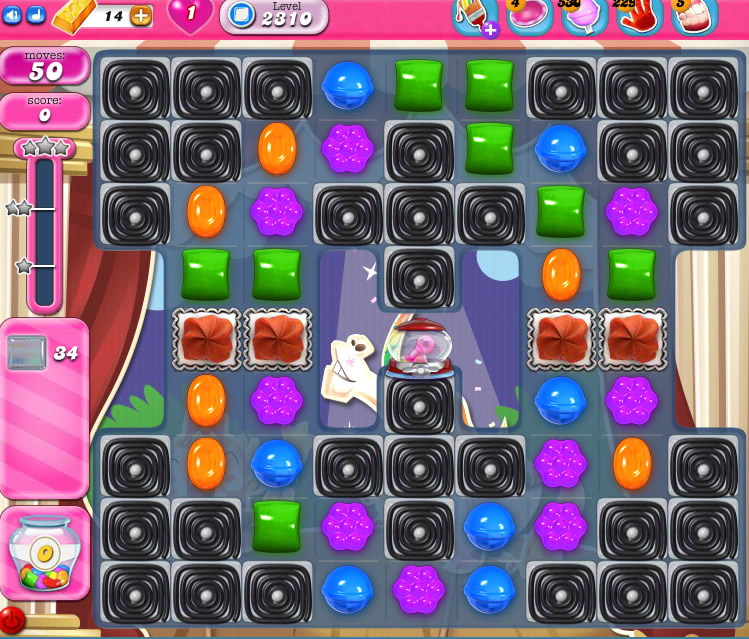 Candy Crush Saga level 2310 Candy Crush Saga level 2310