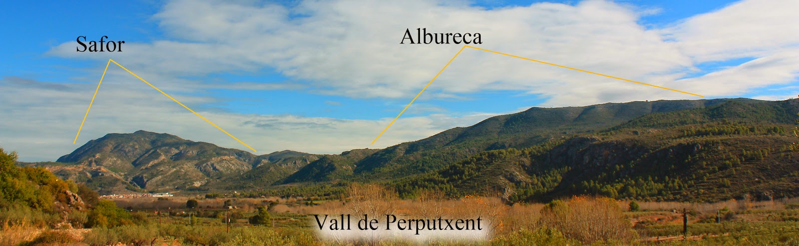 Vall de Perputxent, Safor, Albureca