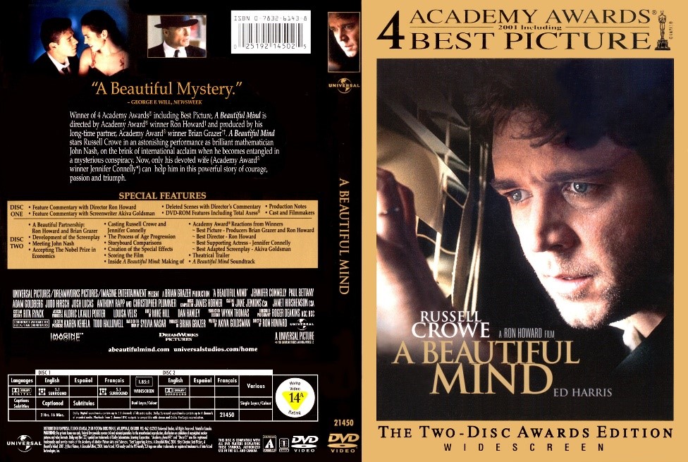 lewismckenzies blog DVD COVER ANALYSIS ( A beautiful mind ) lewismckenzies blog DVD COVER ANALYSIS ( A beautiful mind )
