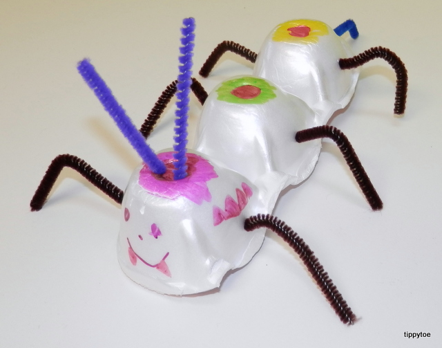 Tippytoe Crafts Egg Carton Critters