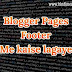 Blogger Blog Page Links Footer Me Kaise Lagaye
