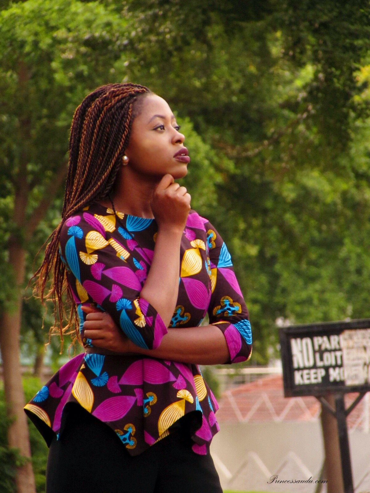 nigerian peplum tops