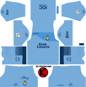 UD Las Palmas 2017/18 - Dream League Soccer Kits