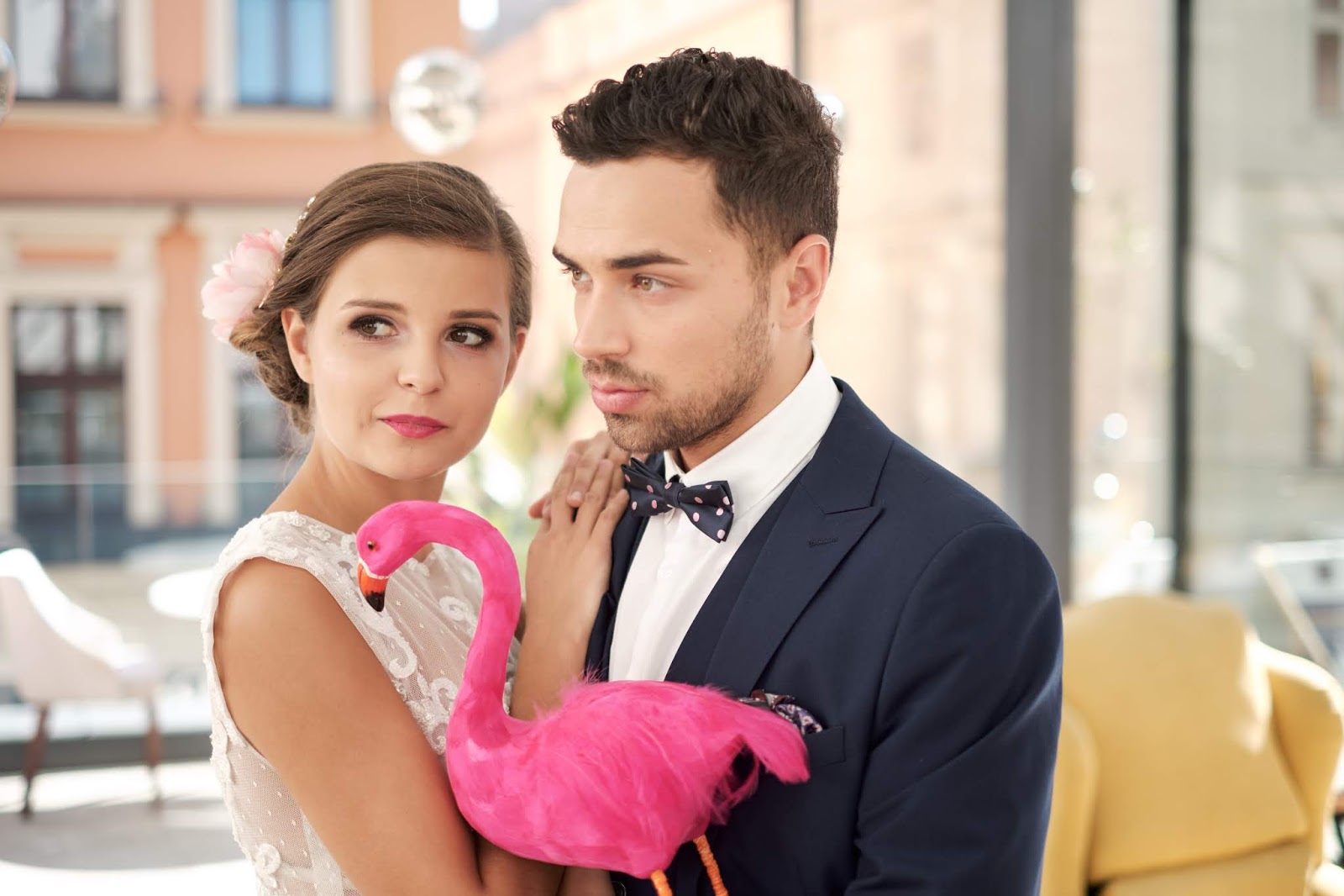 Motyw sweet flamingo na ślubie. Motyw sweet flamingo na ślubie.
