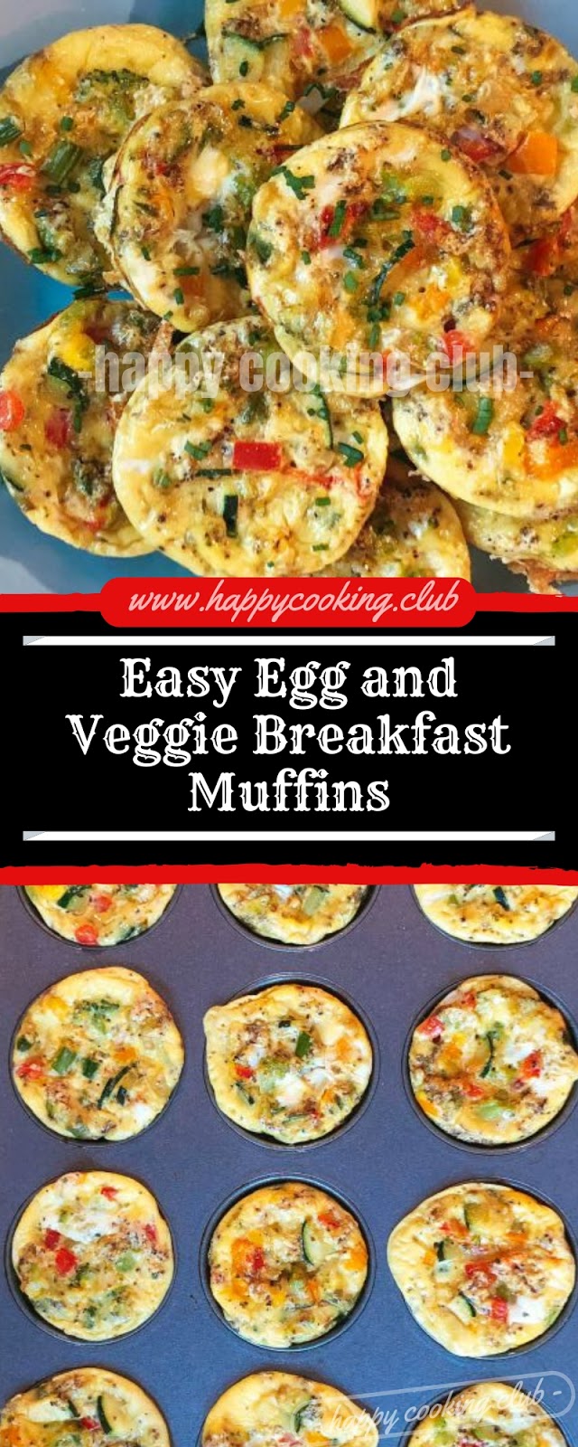 Easy Egg and Veggie Breakfast Muffins Easy Egg and Veggie Breakfast Muffins