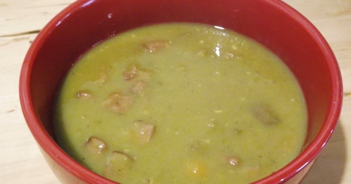 Frugal Ham and Split Pea Soup, gluten free, dairy free Skinny GF Chef