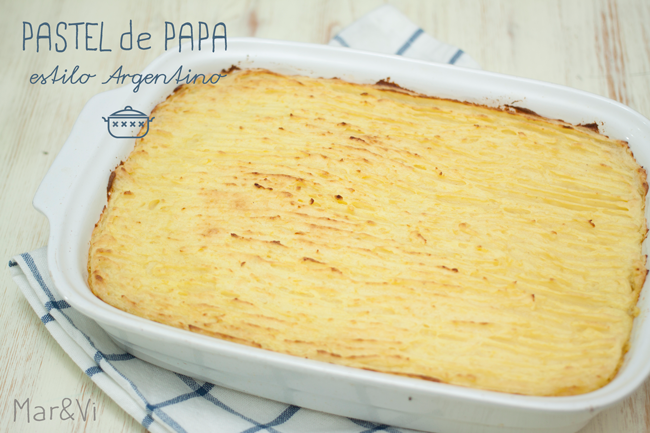 Pastel de papa,estilo Argentino