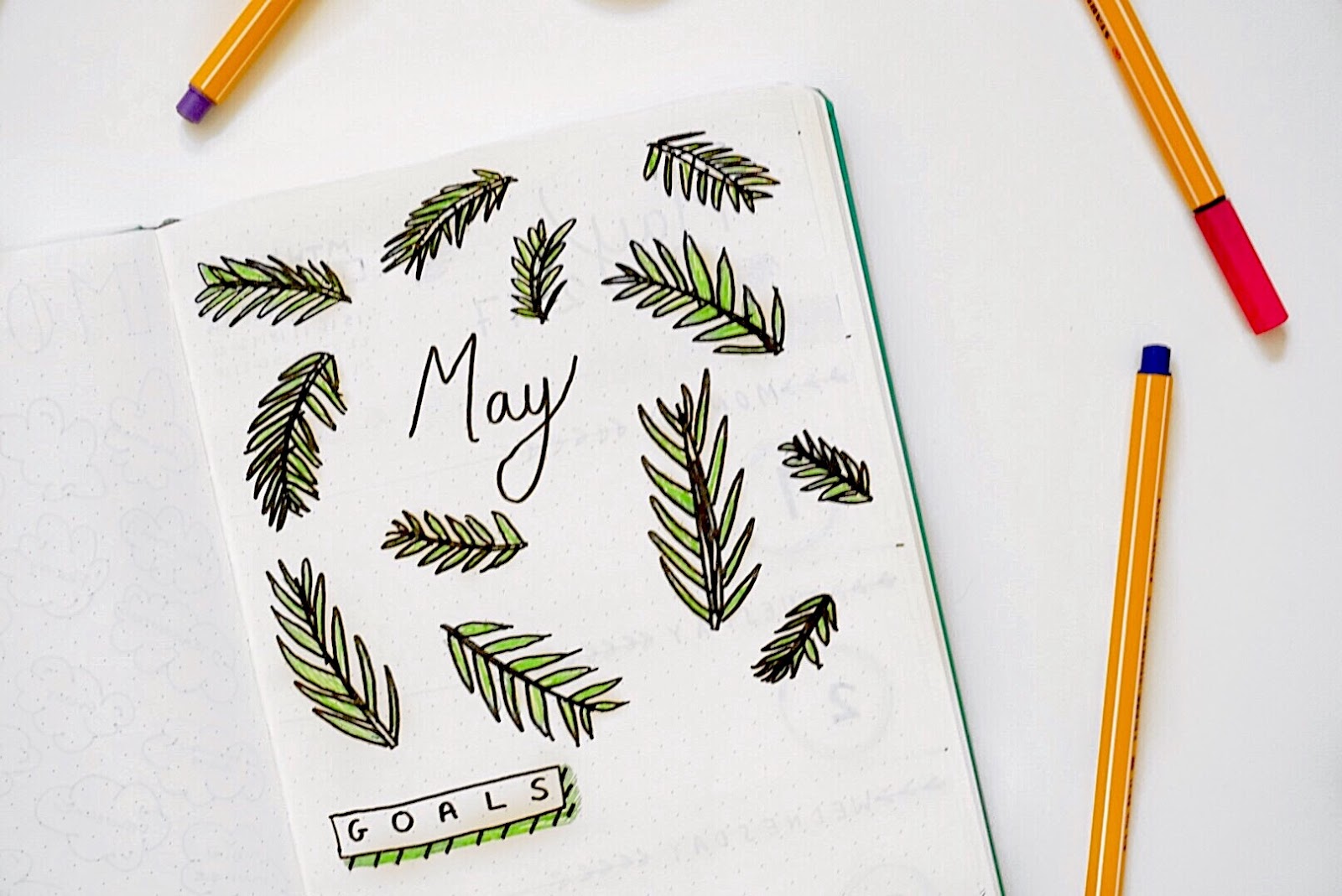 5 Summer Bullet Journal Themes Doodles Pumpkin Emily