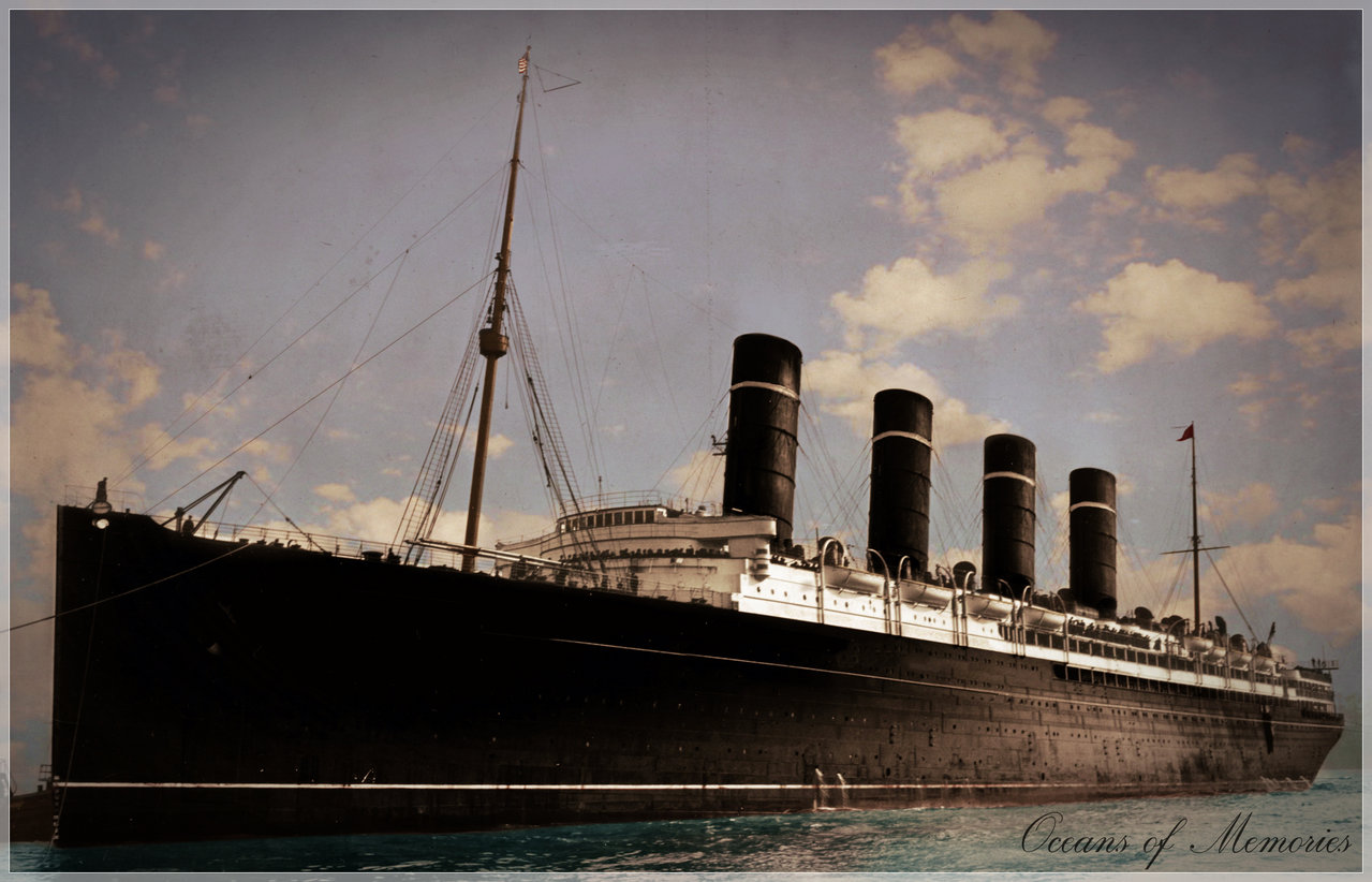 Nakarajan Rms Lusitania British Liner Started Maiden Voyage