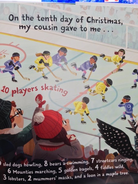 STORYWRAPS: The Twelve Days of Christmas in Canada - a bookwrap