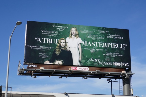 Sharp Objects HBO FYC billboard Sunset Boulevard Sharp Objects HBO FYC billboard