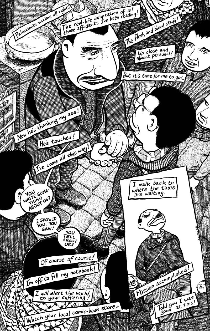 Page 10 Chapter 1 of Joe Sacco Palestine Online