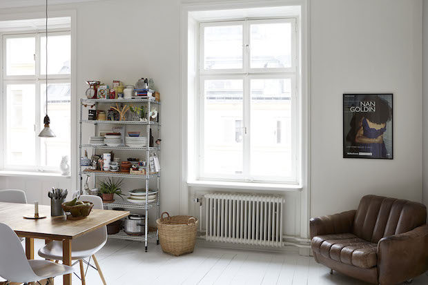 my scandinavian home: An artist's studio and home in Stockholm