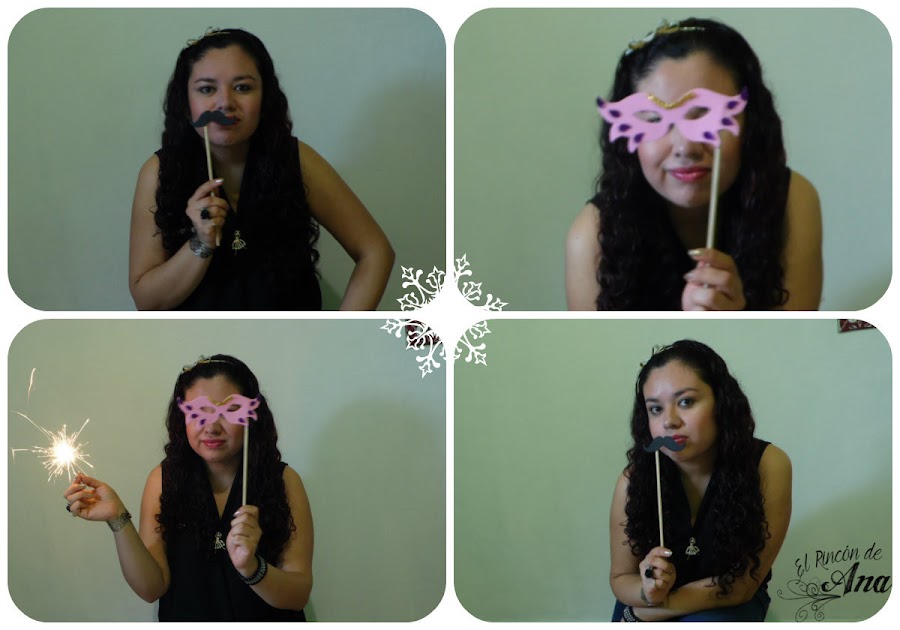 Kit de adornos para selfie de Año Nuevo