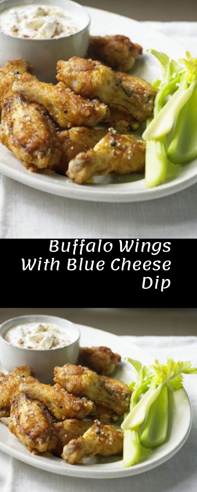 Buffalo Wings With Blue Cheese Dip Home Delicious Recipe