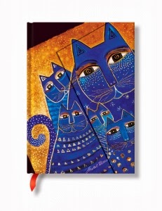 libreta gatos azules