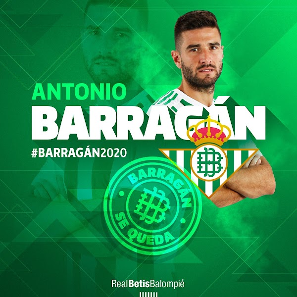 Oficial: El Betis firma a Barragán hasta 2020